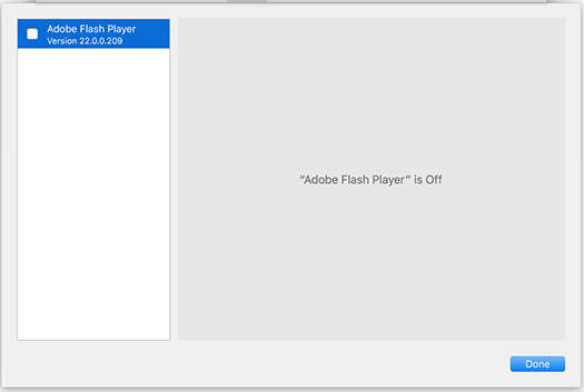 Adobe Flash Player Settings